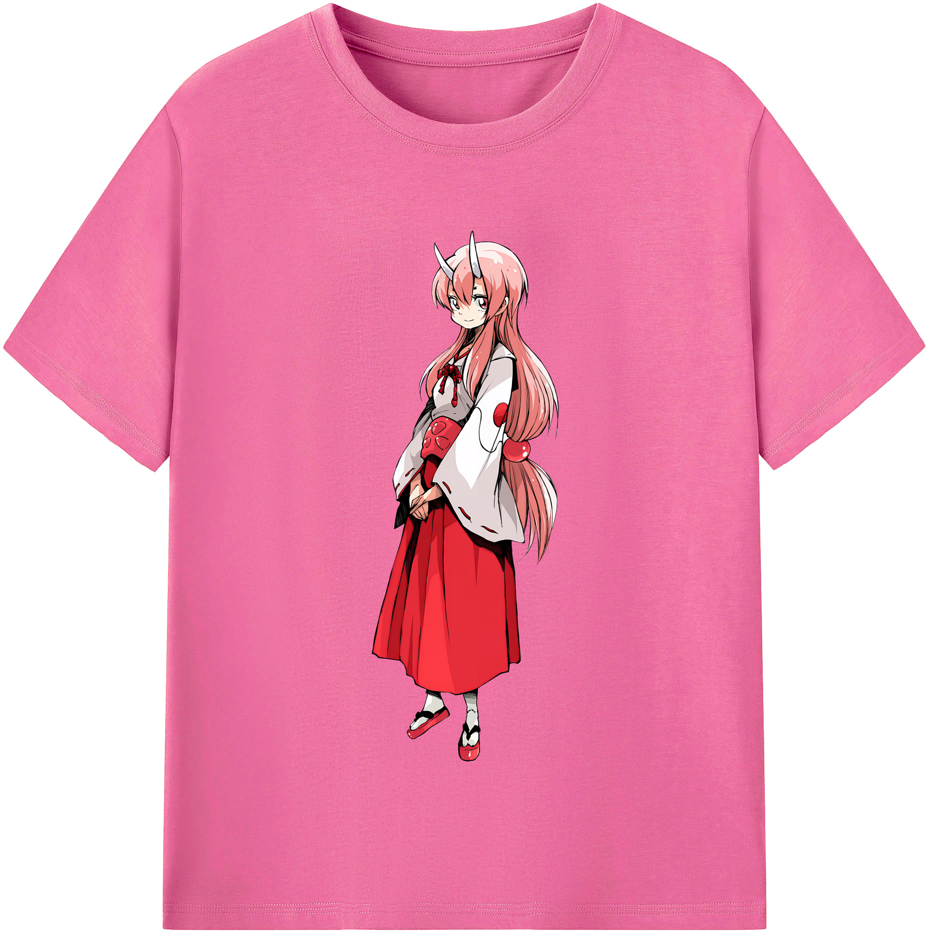 （画像用） 転スラ Regarding Reincarnated to Slime レディースカジュアルプリントTシャツ（綿100％）
